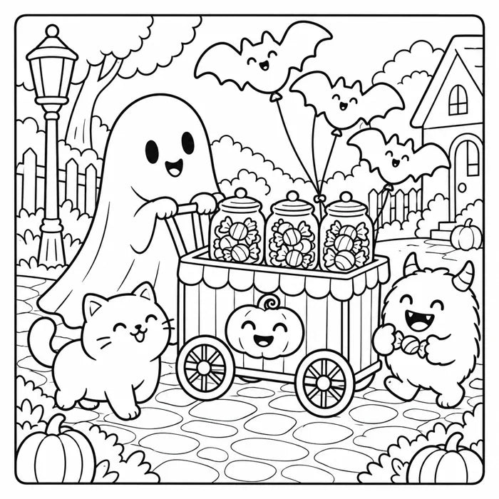 Bonus pack: haunted candy cart